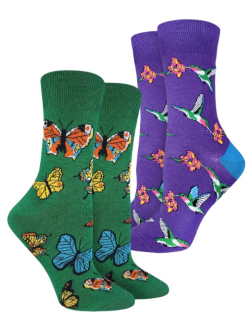 Women's Good Luck Sock Crew Socks | Butterflies Socks | NWT